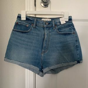 Abercrombie & Fitch High Rise Mom Shorts - Curve Love